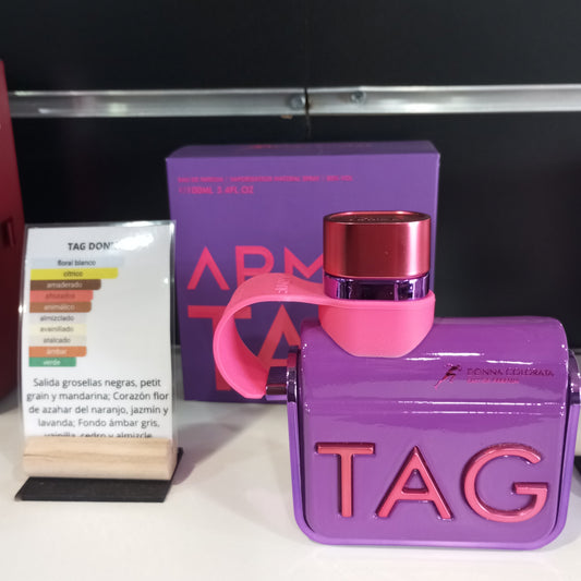 Tag donna colorata